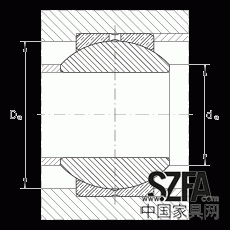 關節軸承 GE10-PB, 根據 DIN ISO 12 240-1 標準，尺寸系列 K，需維護